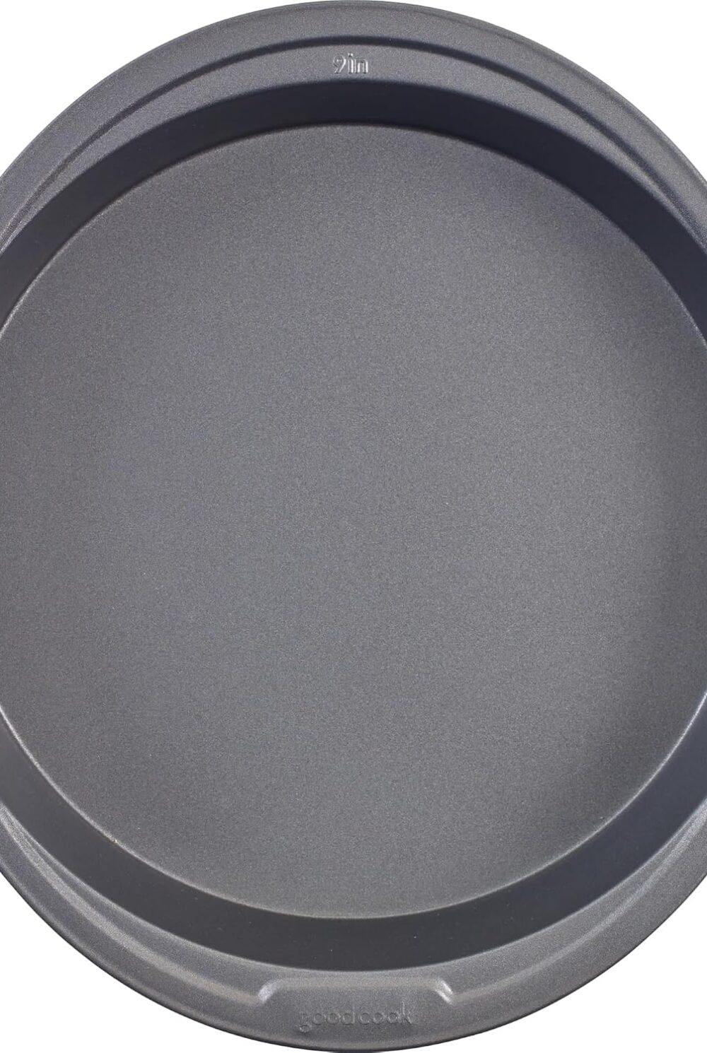 GoodCook Everyday Nonstick Steel Round Cake Pan, 9-Inch, Gray